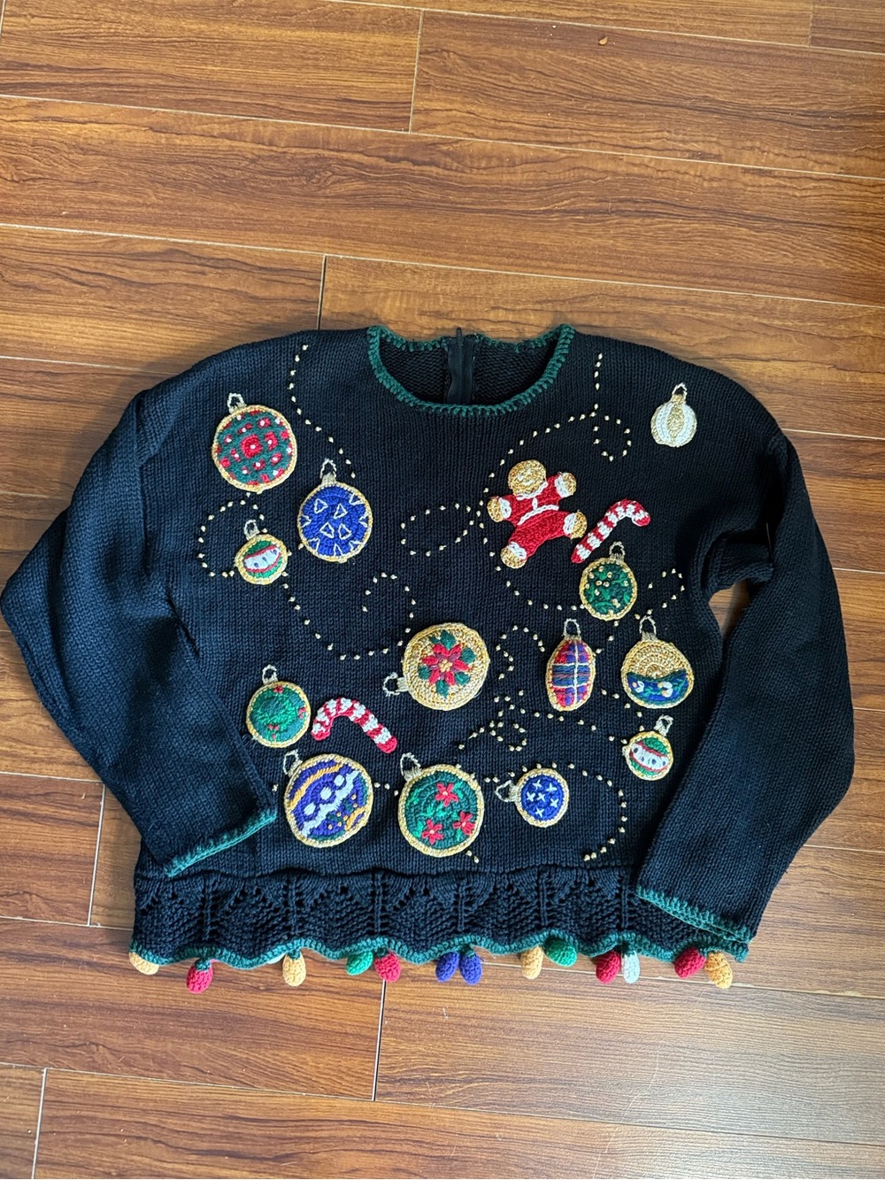 Vintage Handmade Christmas Sweater size S
